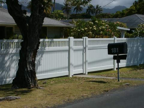 Residential chain link fence Oahu