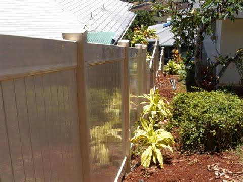 Vinyl picket fence, Oahu