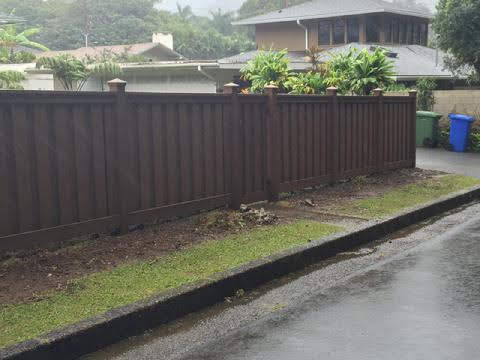 Trex Seclusions privacy fence