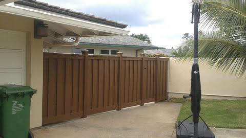 Trex Seclusions fencing project