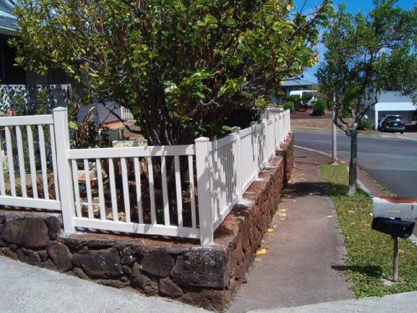 Industrial aluminum fencing on Oahu